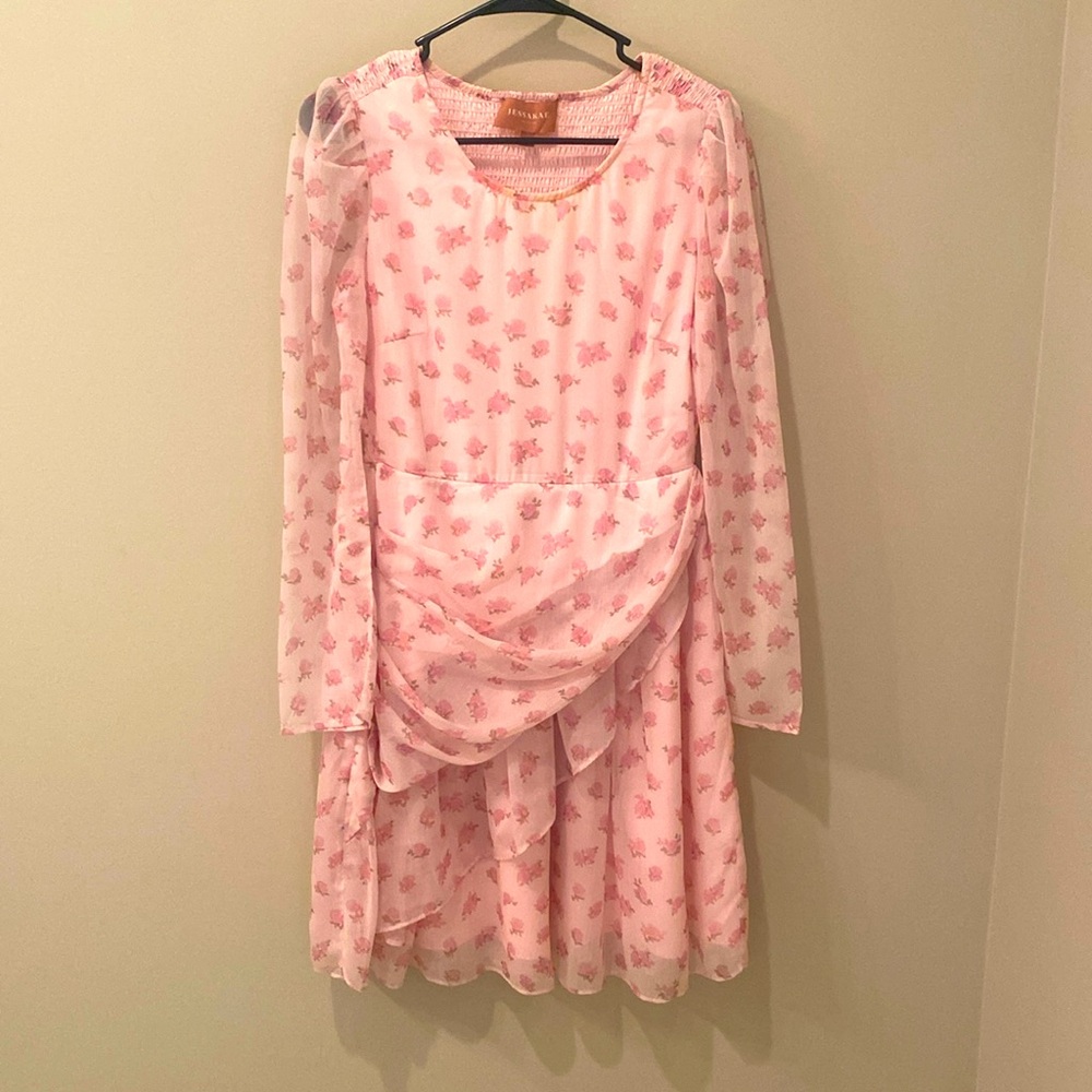 Gorgeous pink floral Jessakae dress!